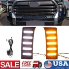 For Toyota Tundra 2022-2025 LED DRL Daytime Running Light Headlight Kit 1 Pair