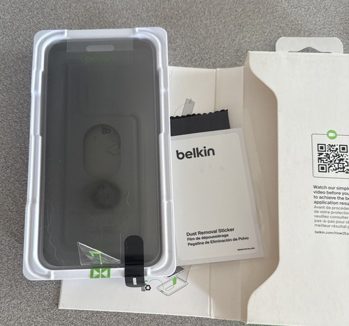 Belkin Screenforce TemperedGlass Privacy Screen Protector For iPhone 15plus/14p - Zdjęcie 5 z 5