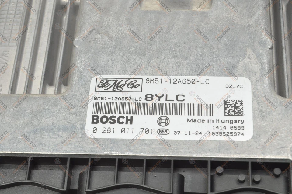 FORD FOCUS II MK2 1.6 TDCI 90CV Centralina Del Motore 8M51-12A650-LC - Immagine 3 di 4