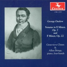 Onslow,George / Chin - Stas in E minor Op 7 & F minor Op 22 [New CD]