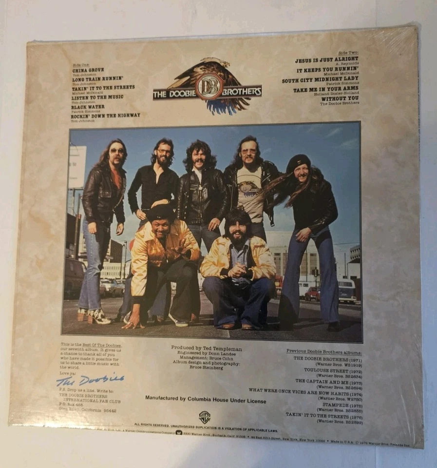 BEST OF THE DOOBIES - THE DOOBIE BROTHERS  - NEW NEVER OPENED - Image 2 of 4