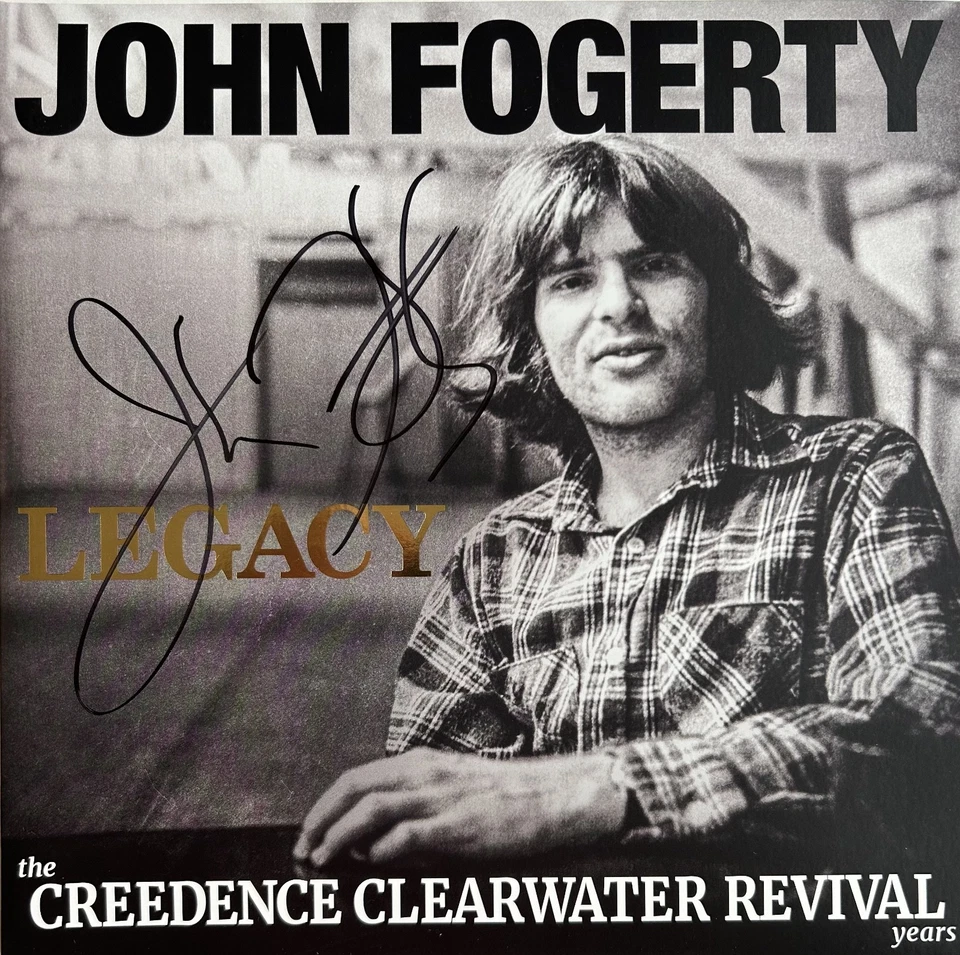John Fogerty SIGNED Album Cover Display Creedence Clearwater Revival Autograph - Image 3 of 4