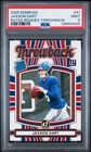 138934425 Jaxson Dart 2025 Panini Donruss #41 Rated Rookie Throwback RC PSA 9