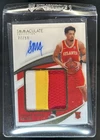 2020-21 Panini Immaculate Skylar Mays Premium Patch Auto Autograph RC #/50