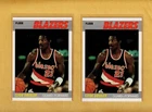 1987 FLEER 2 CARD LOT #30 CLYDE DREXLER BLAZERS 2nd YEAR CARD