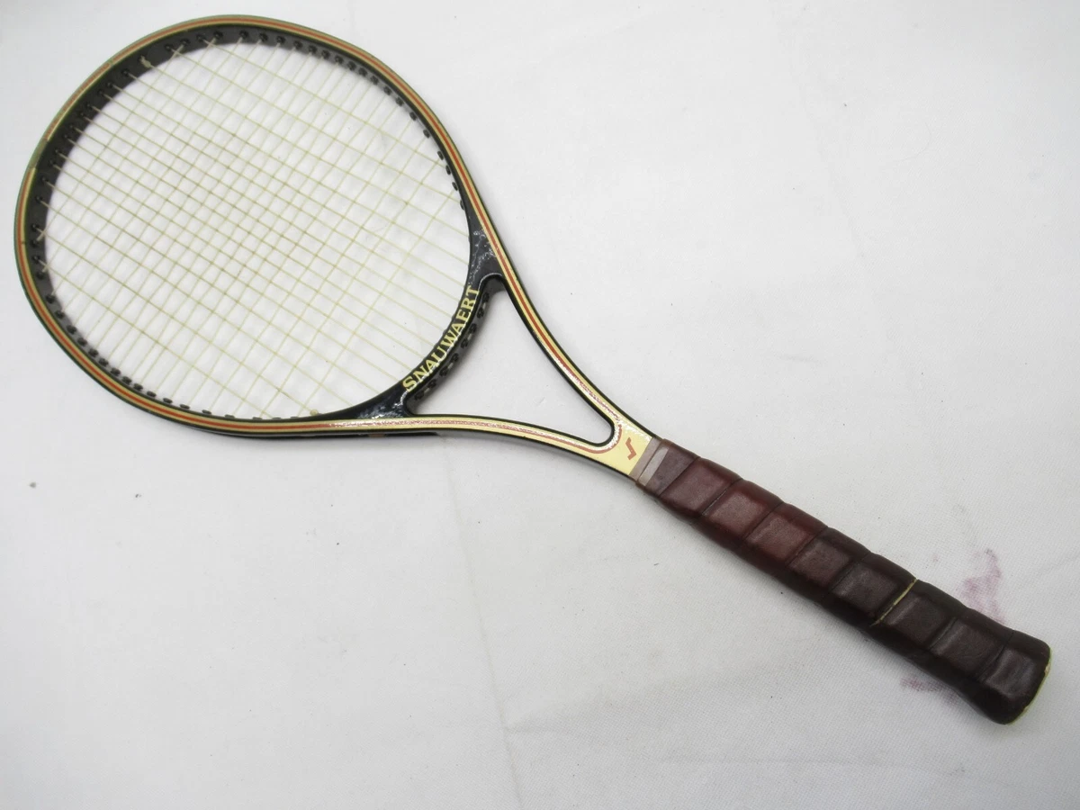 Ancienne raquette tennis snauwaert expert bois + croix zéphyr