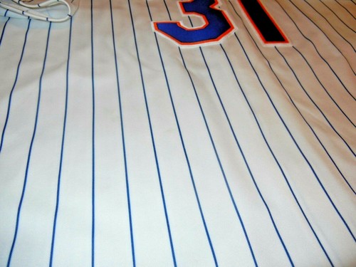 MIKE PIAZZA Russell Athletic AUTHENTIC NEW YORK METS NY Jersey Home 1998 52 HOF - Picture 10 of 10