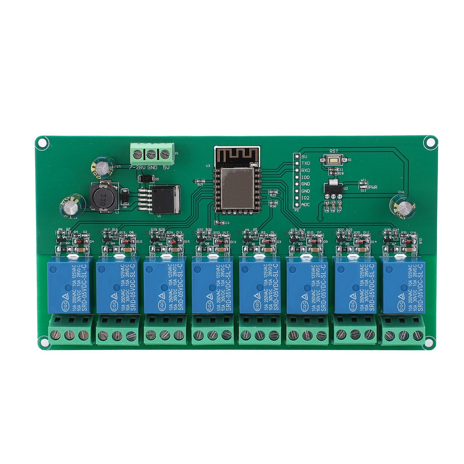 Wireless Development Board For ESP8266 8‑Channel Relay Module