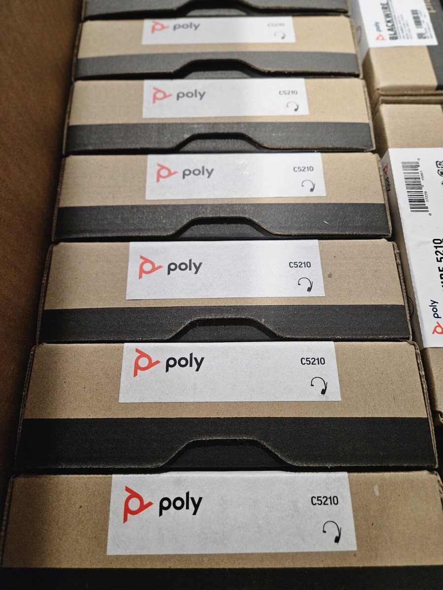 Brand New Poly Blackwire 5210 USB-A Single-ear Headset Brand New Poly Blackwire 5210 USB-A Single-ear Headset