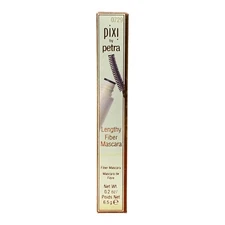 Pixi by Petra Lengthy Fiber Mascara Ultra-Defining - Fiber Black, 0.23 oz -NEW