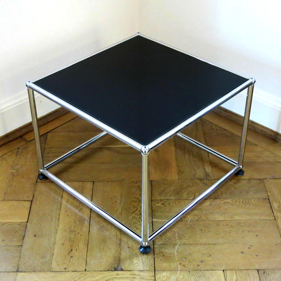 * USM Haller Beistelltisch TV-Ständer Tisch * Graphitschwarz * Möbel * 50x50 *