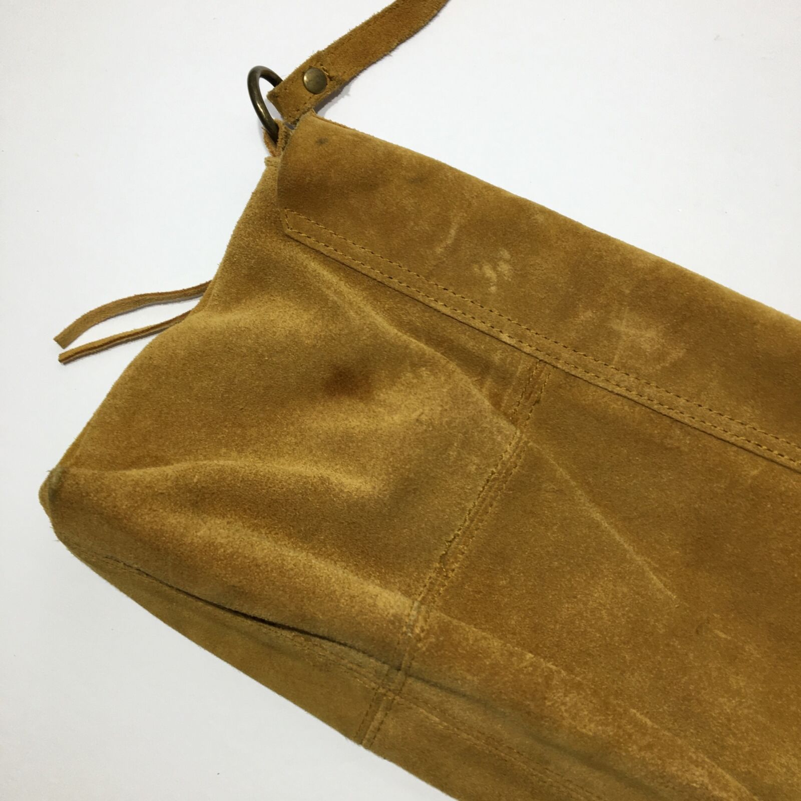 Boho Fringe Leather Purse, Suede Leather Bag with… - image 5