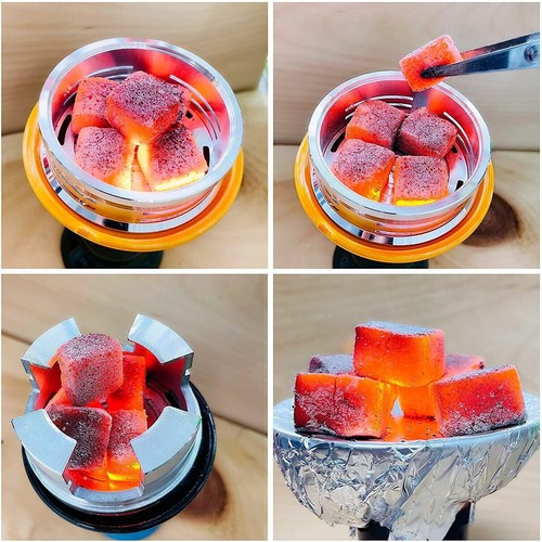 Starbuzz: CocoBuzz 3.0 Naturals Coconut Hookah Shisha Charcoal Cubes 64pc - Picture 4 of 6