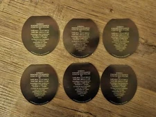 6x Shiseido Powdery Powder Compact Foundation Light Beige B2 Sample Lot RARE