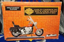 Harley-Davidson Telephone Red Heritage Softail Motorcycle Shaped Telemania Phone