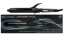 Bio Ionic Long Barrel Styler Curling Iron 1.5...