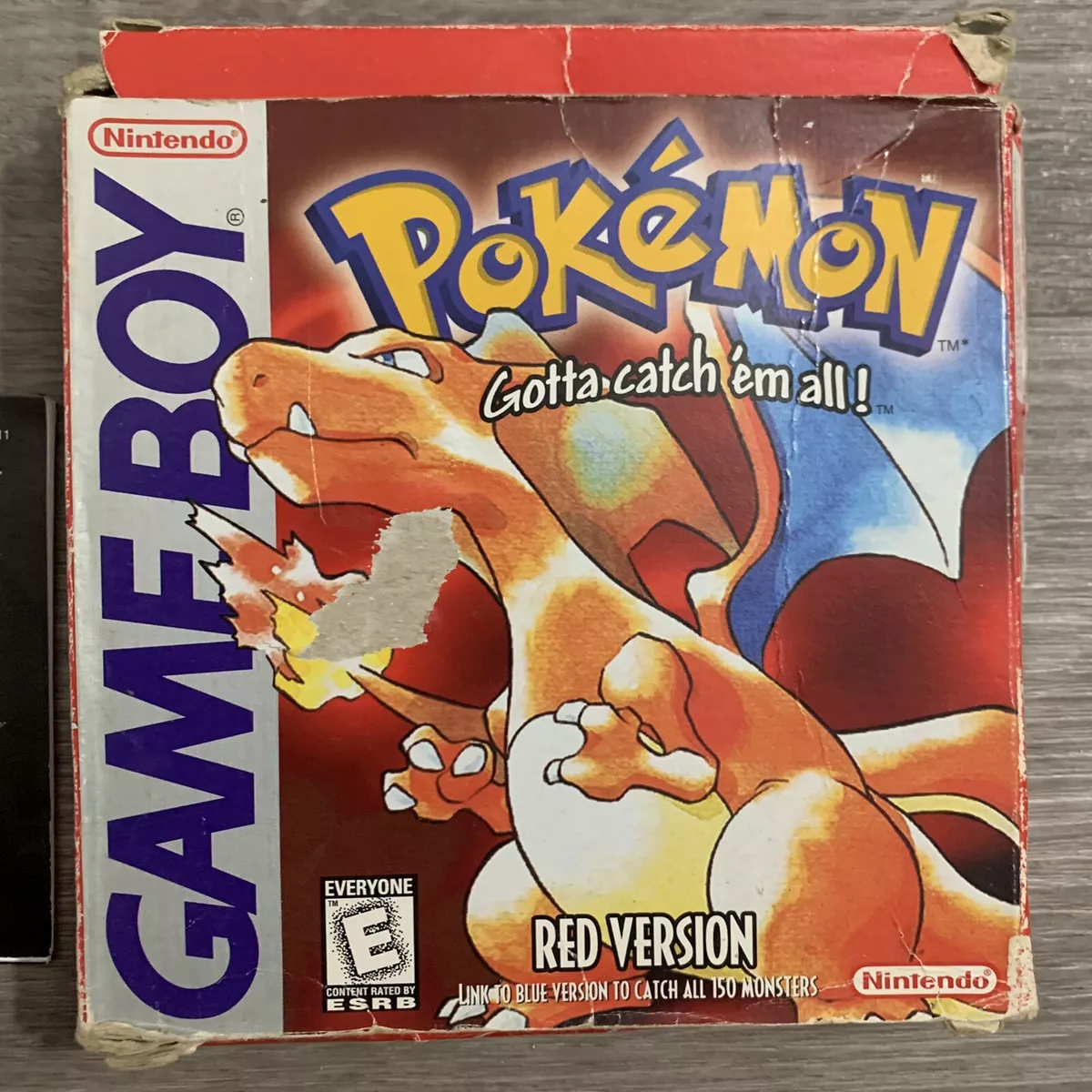 Pokemon Red Box with manual and game Nintendo Gameboy