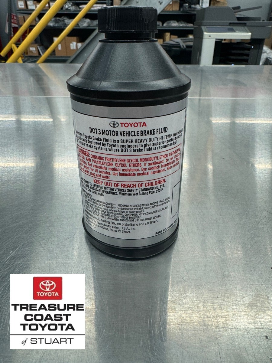 Genuine Toyota Brake Fluid Dot3 - 12oz Bottle for sale online | eBay