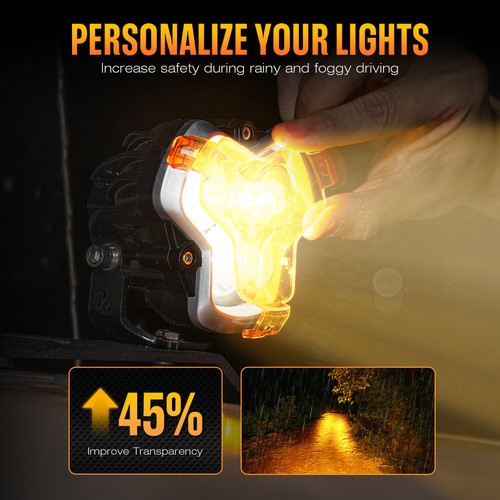 NOVSIGHT 3" LED Pod Work Lights Spot Driving Jeep Truck Pickup SUV Off Road Lamp - Picture 6 of 12