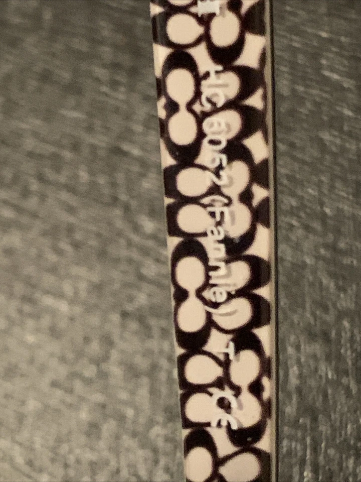 Gafas Coach HC 6052 (Fannie) 5214 negro/negro blanco marco Sig C 52[]16 135. Foto 4 de 4