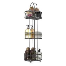 Image of Modern Over Door Shower Caddy Hanging Bathroom Storage Rack Modern Tidy Organize