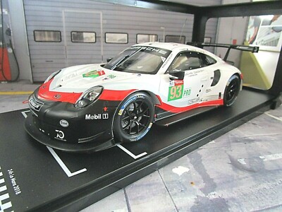 PORSCHE 911 991 GT3 RSR 24h Le Mans 2018 #93 Bamber Tandy Pilet IXO 1:18