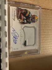 2014 Panini National Treasures Davante Adams Rookie RC Jumbo Patch Auto RPA /99!