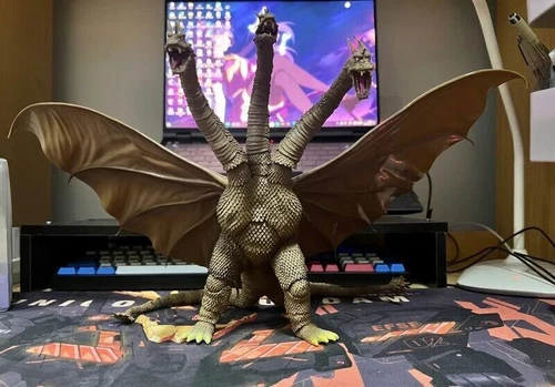 SHF SHM Godzilla King of Monsters King Ghidorah Three-Headed Dragon Action Toys - Bild 14 von 14