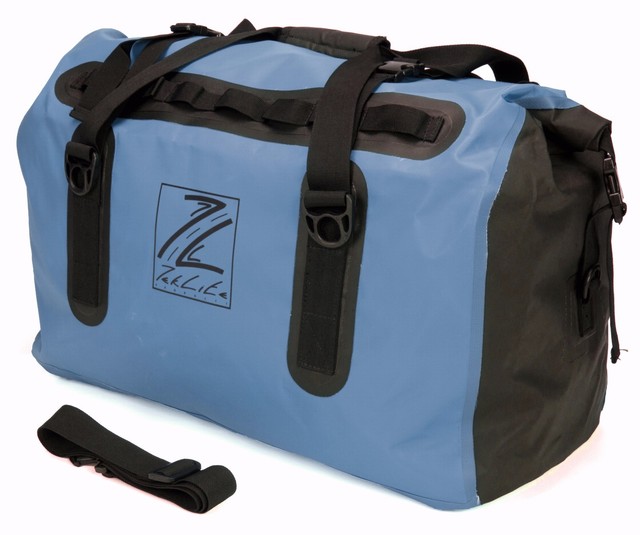 Teklite Pro Waterproof Motorcycle Luggage Roll Top Dry Bag Tail Pack Waterproof Motorcycle Luggage Roll Top Dry Bag Seat Tail Rack Pack 60l Blue Blk