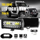 7inch 20000LM LED Work Light Bar Flood Spot Offroad Fog Driving ATV Truck 6.5"