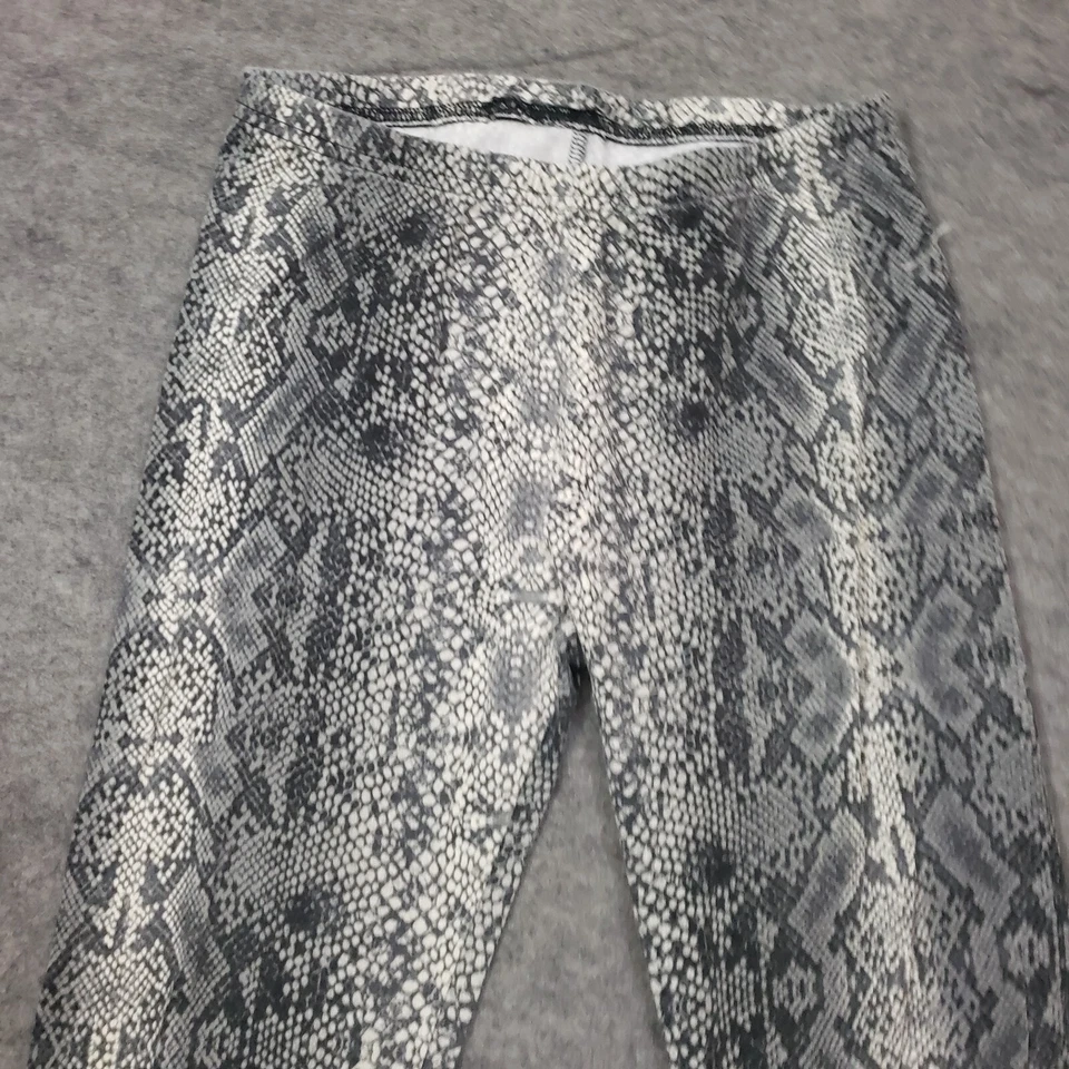 So Leggings Mujer XS Extra Pequeño Gris Pantalones Ajustados tiro medio Estampado Animal Serpiente Foto 3 de 4