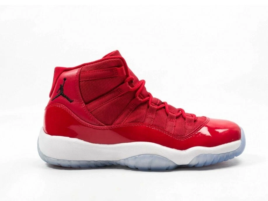 Air Jordan 11 Retro BG UK 3.5 EUR 36 University Red Black White