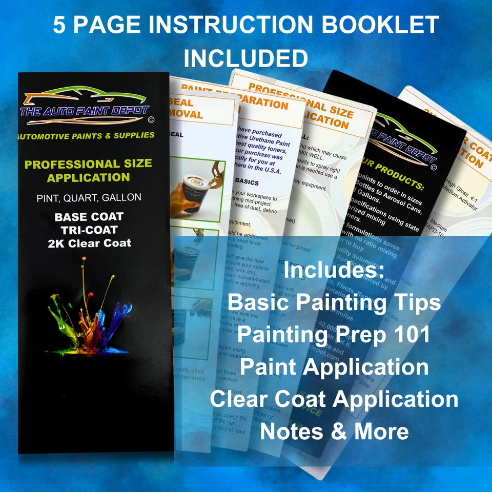 Pintura de retoque TAPD - Hyundai Marathon azul perla (UU9) todos los modelos todos los años Foto 3 de 4