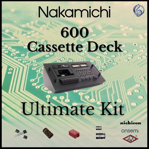 Nakamichi 600 Cassette Deck Ultimate Upgrade Kit Genuine Parts Restoration - 第 1/4 張圖片