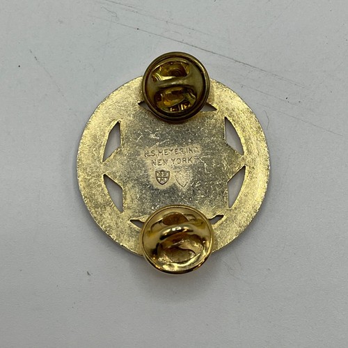 1er Regimiento de Caballería del Ejército de los Estados Unidos Insignia Animo y Fide Doble Pin NS Meyer NY 22 - Imagen 3 de 3