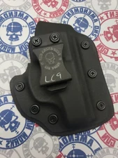 QUICK SHIP Hybrid IWB Black Kydex Holster for Ruger LC9 9mm 2A Concealment 2AGW