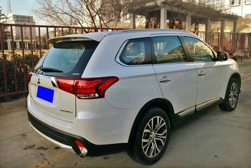 Rear Trunk Spoiler Wing Fit 2016-2020 Mitsubishi Outlander Pearl White ABS - Foto 4 di 6