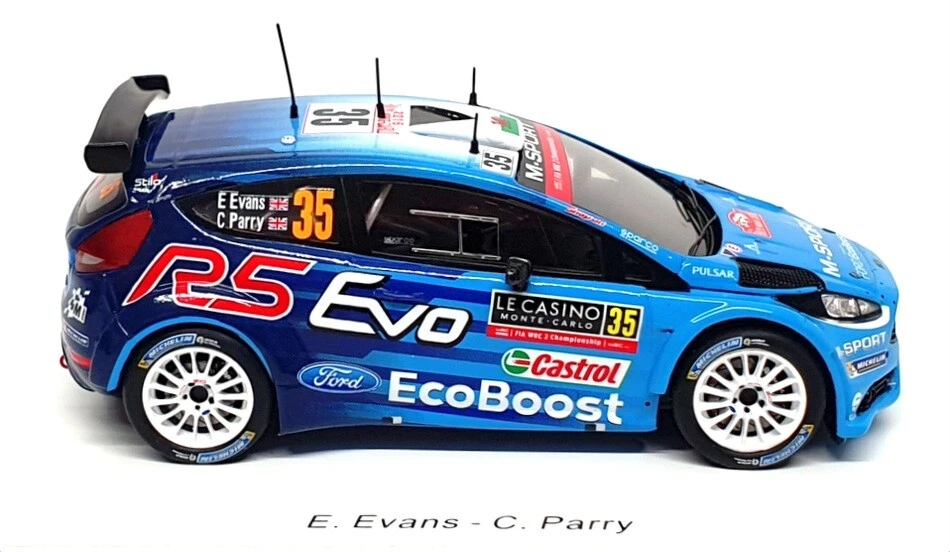 Spark 1/43 Scale S4965 - Ford Fiesta R5 Evo 8th #35 Monte Carlo 2016 - Image 3 of 4