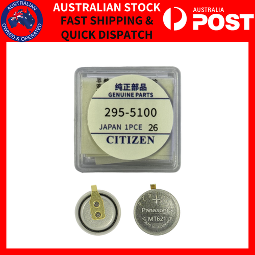 Pile Rechargeable Condensateur Citizen Eco-Drive – 295-76 MT516F – Panasonic Neuve