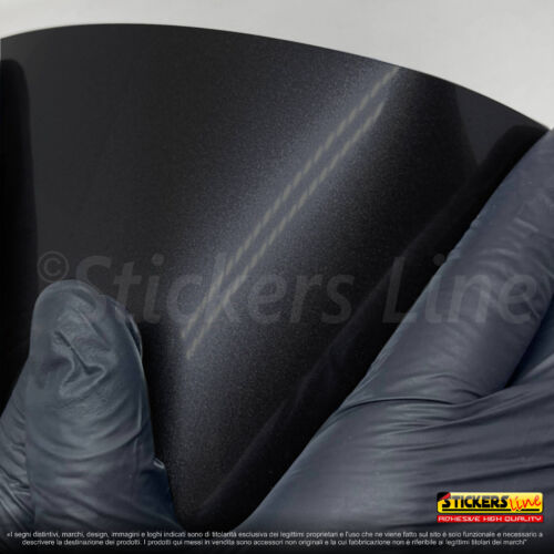 Pellicola adesiva GRIGIO SCURO Metallizzato Lucido cm 50x75 wrapping auto moto - Foto 5 di 6