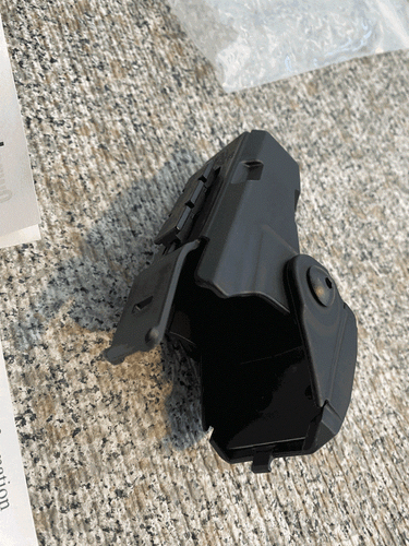NEW! SafariLand Taser 7 Left Hand BLK Holster 7520-464-411 P707 w Cartridge clip - Picture 9 of 11