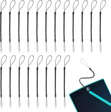 20PCS Pen Leash for Clipboard - Anti-Lose Elastic Tether, Plastic 20-PACK