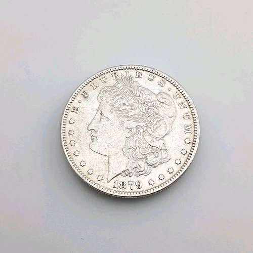 1879 Morgan Silver Dollar 90% Good Luster Nice Fields Details