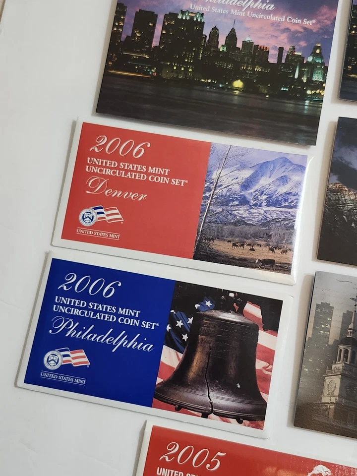2005 , 2006 , 2007 , 2008 , 2009 P & D Mint Sets - Fresh Out Of Box With COA - Image 4 of 4