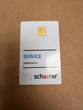 SCHAERER 3370063935 SERVICE CARD, AMBIENTE/ VERISMO 701. GENUINE OEM…NEW