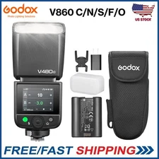 Godox V480 C/N/S/F/O TTL Flash HSS Touchscreen for Canon/Sony/Nikon/Fuji Cameras