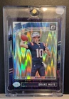 2024 Panini Donruss Optic - Rated Rookie Drake Maye #229 Purple Shock Prizm (RC)