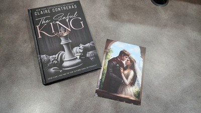 The Sinful King By Claire Contreras,  Bookaholic Edition, Signed, With Art