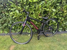 Cannondale Hybrid Bike 700C S Black/Pink Flat Bar Mechanical Rim Brakes
