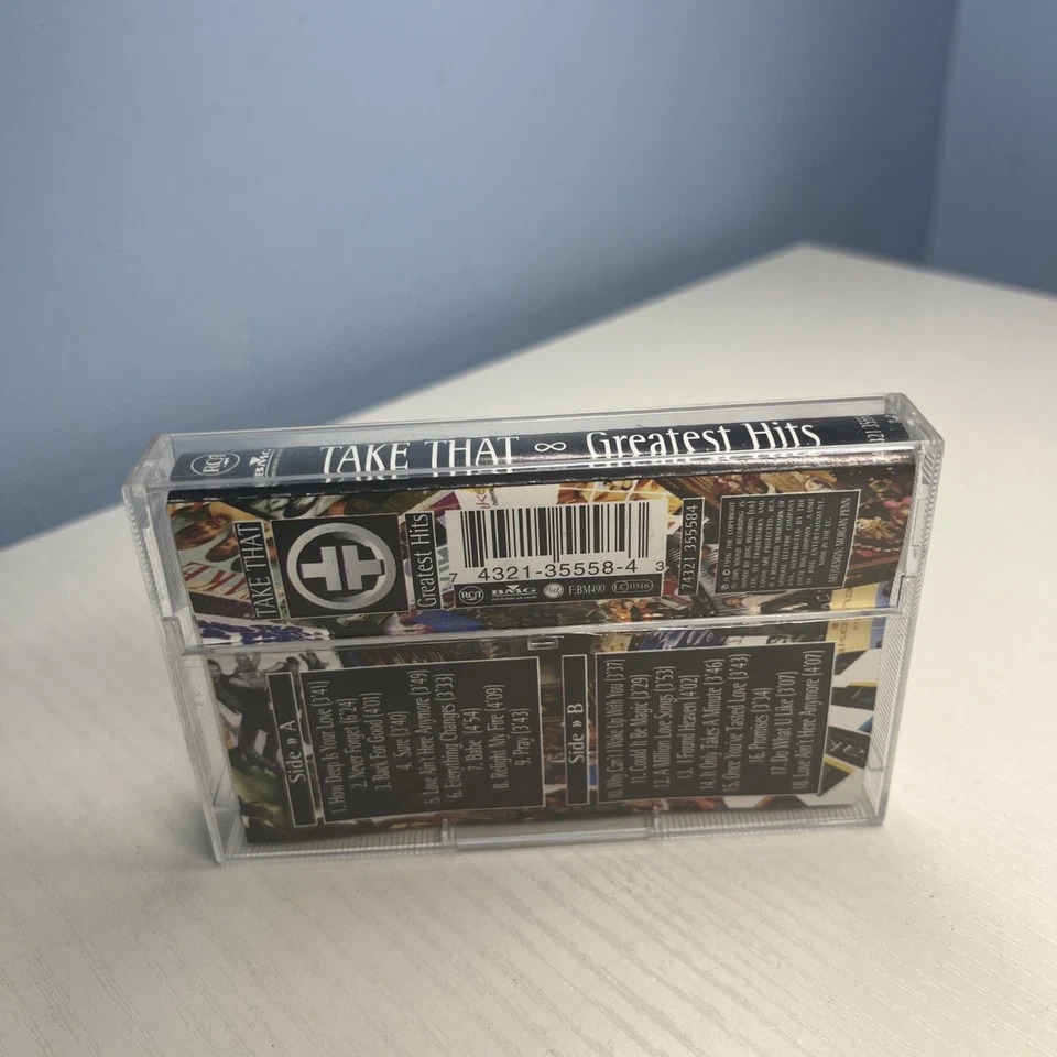Take That Greatest Hits CASSETTE ALBUM POP Europop, Ballad Compilation - Image 3 of 3
